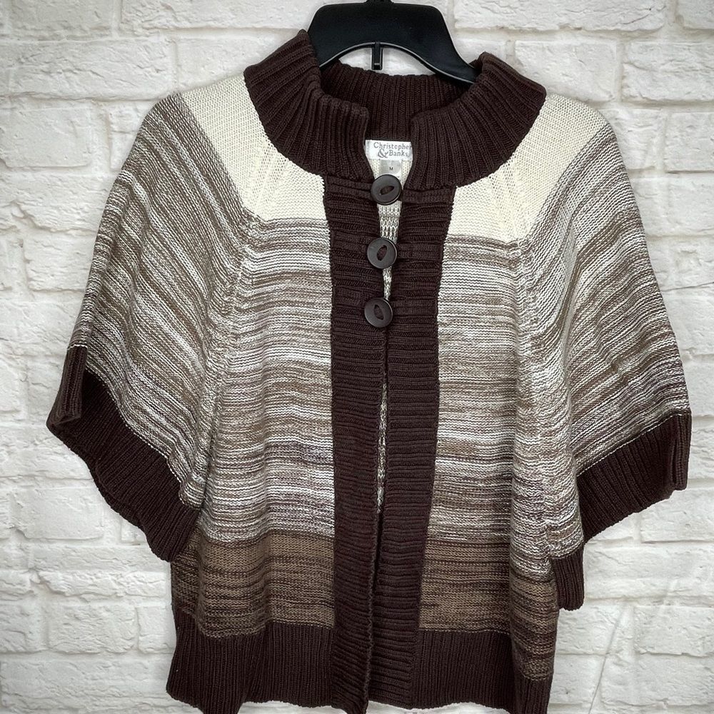 80’s Cardigan sweater Vintage SIze Medium Christopher & Banks brand